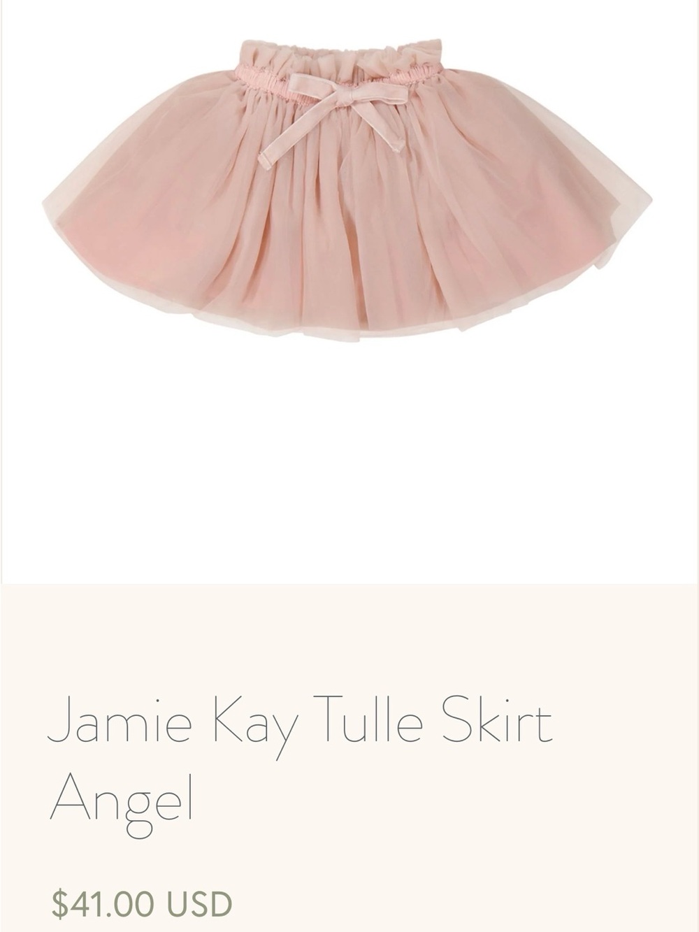 Jamie Kay Soft Blush Pink Ruffled Chiffon Skirt